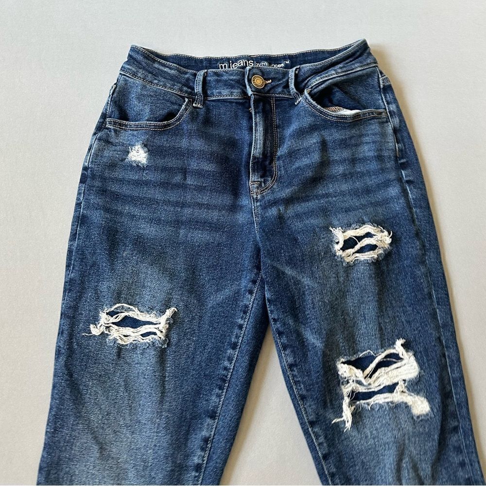 🎉5 for $45 🎉Maurices Denim Jeans Skinny Women Size S Distressed Blue - Picture 2 of 8